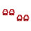 4 Pcs Fire Sprinkler For Flush Mount Alarm Protection 5