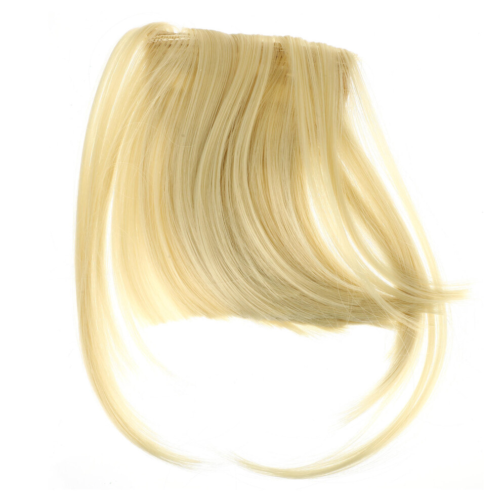Ohphcall Unisex 4Pcs Clip In Fake Hair Bangs For Women Accessory