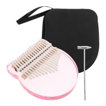 4 Sets Acrylic 17-Tone Kalimba Portable Finger Piano