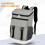 Picknickrucksack Grau/Orange 44x30x15cm, 20L 7