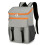 Picknickrucksack Grau/Orange 44x30x15cm, 20L 1