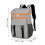 Picknickrucksack Grau/Orange 44x30x15cm, 20L 2