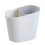 Mini Divided Trash Can Desktop Two Compartment Wet Dry Separation Waste Bin Home School PP Material Compact Design 1