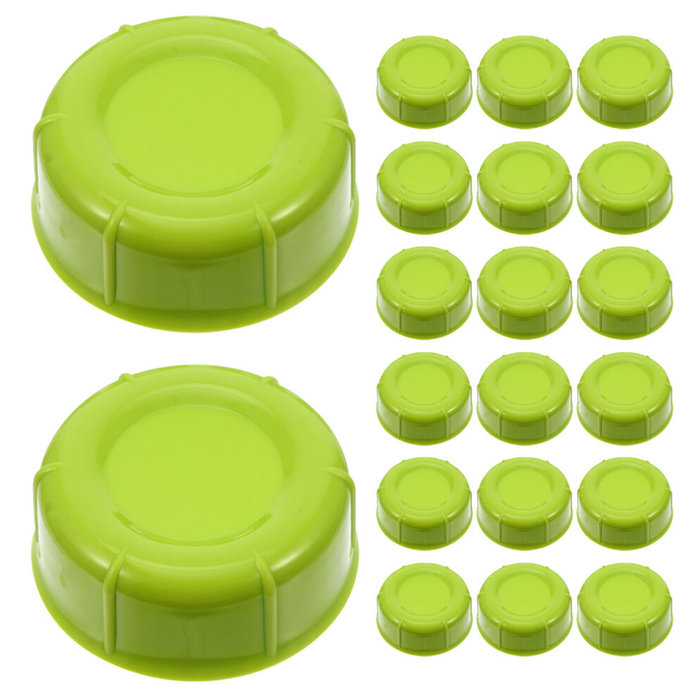 Totority 100 Pcs Bottle Caps Replacement Screw Lids Leak-Proof For Milk Storage