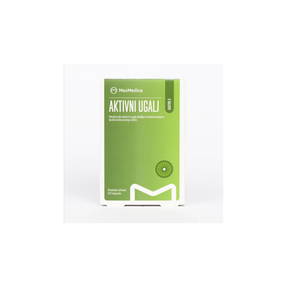 Alfa Herbal 2X Maxmedica Activated Charcoal 20 Capsules