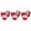 15 Pcs Ceramic Baking Bowl With Wicker Handleless Cup For Home Kitchen 9