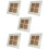 5Pcs Square Oil Painting Wall Frame Mount Set 8