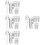 16 Pcs Transparent Empty Lip Gloss Tubes With Wand 7
