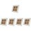 5Pcs Square Oil Painting Wall Frame Mount Set 5