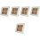 5Pcs Square Oil Painting Wall Frame Mount Set 4