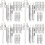 16 Pcs Transparent Empty Lip Gloss Tubes With Wand 5