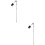2Pcs Drum Set Clamp Cymbal Arm Extension Boom Clip 8