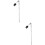 2Pcs Drum Set Clamp Cymbal Arm Extension Boom Clip 9