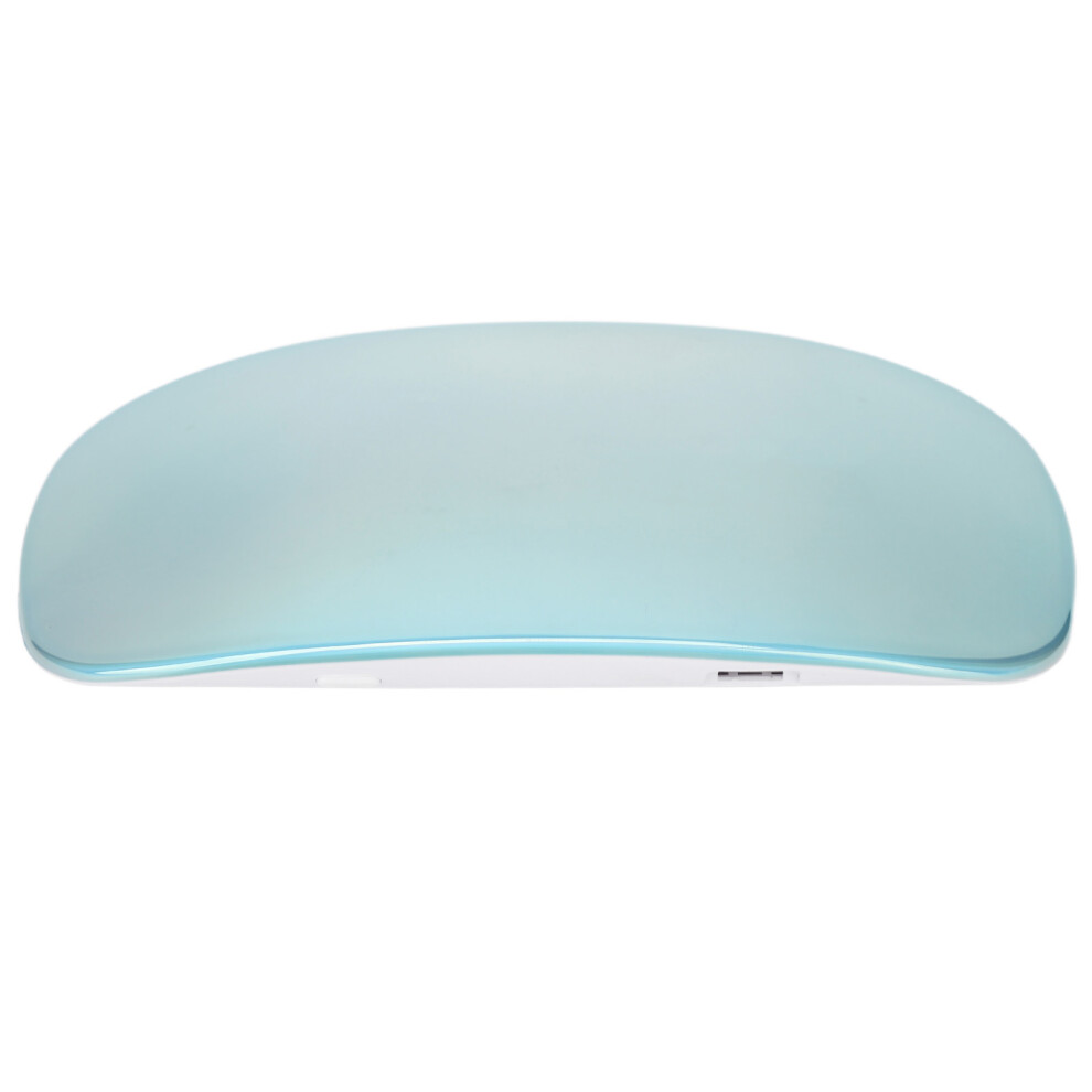 Blue Compact 6W Uv Led Nail Dryer With Foldable Design & Usb Cord