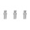 3Pcs Hydraulic Quick Connect Couplers With Dust Caps Npt 3/8 8