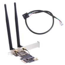 2Pcs Pcie WiFi Cards Adapter Fittings with Secure Encryption for Home