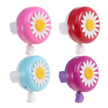 4Stk Fahrradklingel Blumenmotiv Laut Mini Glocke Bunt Zubehör