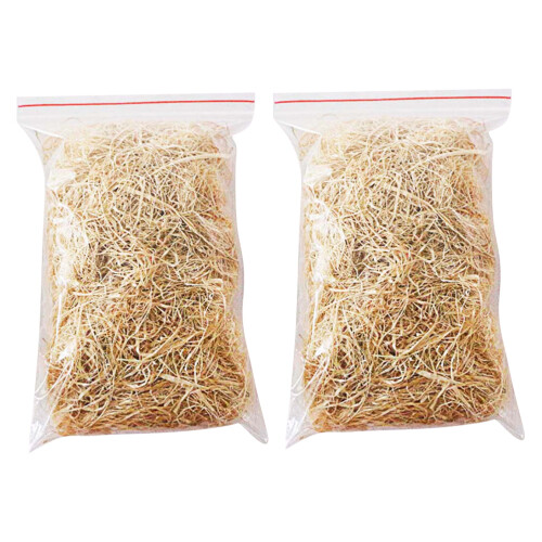 2 -füllmaterial aus raffiapapier, geschenkverpackungspapier