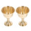 2 Messing Kelchbecher, Retro Tempelbecher, Weinbecher 5