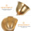 2 Messing Kelchbecher, Retro Tempelbecher, Weinbecher 8
