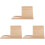 3Pcs Wooden Triangle Book Stand With Cup Holder 4