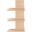 3Pcs Wooden Triangle Book Stand With Cup Holder 10