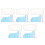 60 Pcs Plastic Polygonal Stitching Strips Splicing Toys Geometry Tool 9