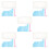 60 Pcs Plastic Polygonal Stitching Strips Splicing Toys Geometry Tool 10
