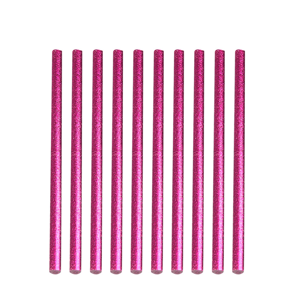 300 Pcs Rose Red 7X100mm Hot Melt Glue Sticks For Diy Decoration 033759313961