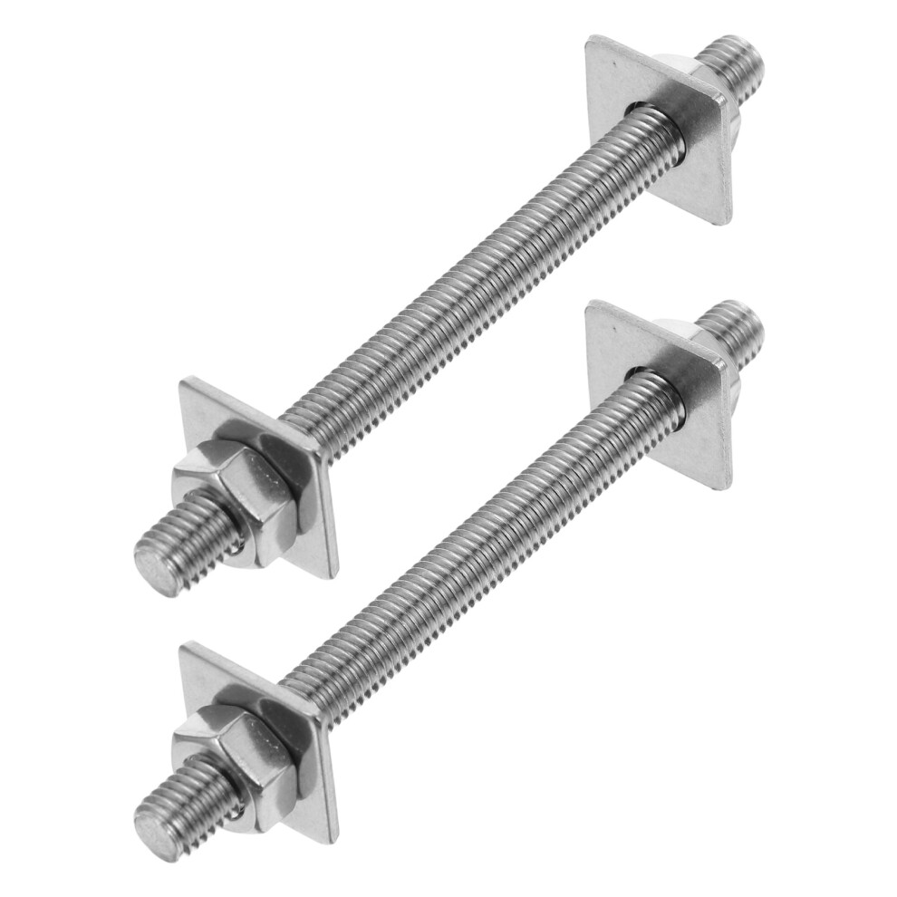 2 Sets Wall Anchor Bolts With Nuts Washers And Rod 033759307373