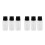 6 Pcs Empty Lockable Pump Dispenser Bottles For Nail Polish Remover 6
