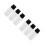 6 Pcs Empty Lockable Pump Dispenser Bottles For Nail Polish Remover 10
