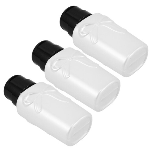 6 Pcs Empty Lockable Pump Dispenser Bottles For Nail Polish Remover 2
