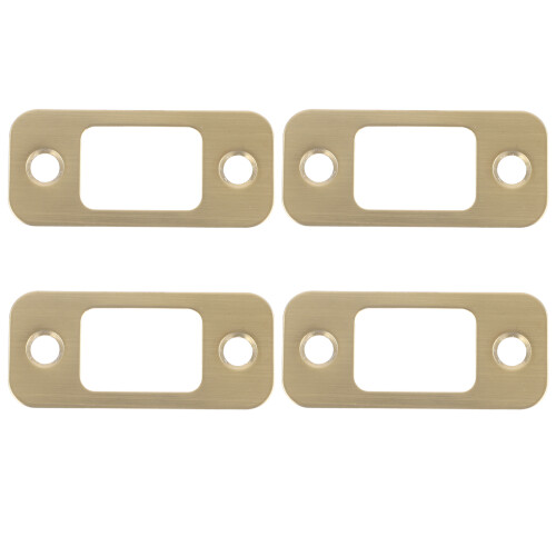 20 Pcs Deadbolt Strike Plates Security Cover Hole Plates