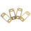 20 Pcs Deadbolt Strike Plates Security Cover Hole Plates 3