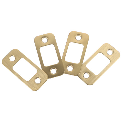 20 Pcs Deadbolt Strike Plates Security Cover Hole Plates 2