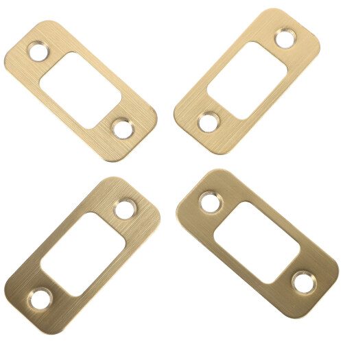 20 Pcs Deadbolt Strike Plates Security Cover Hole Plates 1