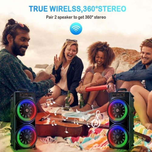 6000W Portable Bluetooth Speaker Sub Woofer Heavy 1