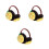 3Pcs Pineapple Designed Kids Earmuff Thicken Plush Warm Earshield 4