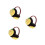 3Pcs Pineapple Designed Kids Earmuff Thicken Plush Warm Earshield 9
