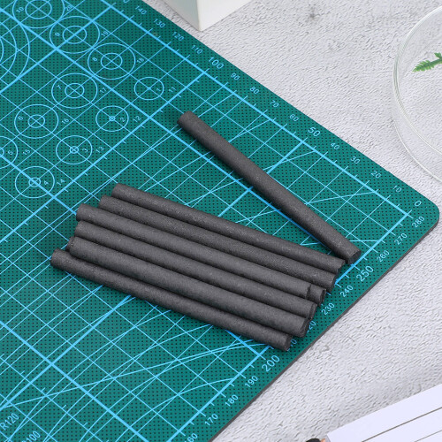 20 Pcs 8mm Diameter Graphite Rod Carbon Electrode Cylinder Bar 2