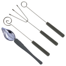 1 set saucen- und kochlöffel, schokoladenwerkzeuge