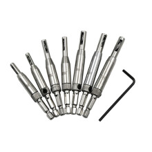 7-teiliges Zentrierbohrer-Set 5/64–1/4 Zoll für Scharniere
