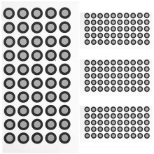 4 Bögen Diffusreflexions-Marker für 3D-Scanner, Referenzpunkte-Marker
