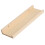 Khaki Wooden Wall-Mounted Shelf Multi-Use Storage Rack 1