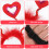2 valentinstag haarband für haustiere, rot 10