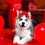 2 valentinstag haarband für haustiere, rot 7