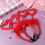 2 valentinstag haarband für haustiere, rot 9