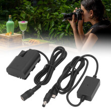 Dummy-Akku für Canon 5D Serie mit Typ-C-Netzadapter, 87 g