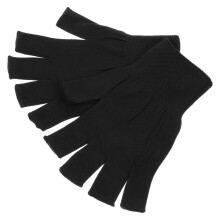 schwarze uv- halbe finger für fitness outdoor sport
